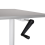Beliani Manual Adjustable Standing Desk DESTINAS 120 cm 72 cm Grey/ White 11