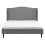 Beliani Bed Fabric COLMAR 140 x 200 cm (EU Double) Grey 7