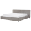 Beliani Bed Fabric LINARDS 180 x 200 cm (EU Super King) Grey 1