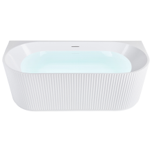Back to Wall Bathtub GOCTA 1700 x 800 mm White