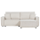 Beliani Sofa Bed 3 Seater KARILA Fabric Light Beige with Storage Left Hand 1