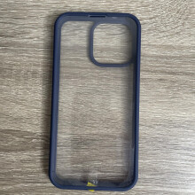 Coque iPhone 15 Pro Max Bleu Marine Protection Intégrale Antichoc avec Verre Trempé - Étui Résistant Accès Précis Ports