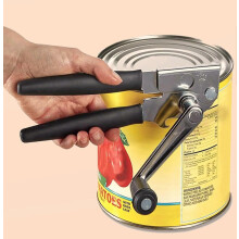 Robuuste blikopener met magneet, commerciële blikopener, handleiding voor senioren.