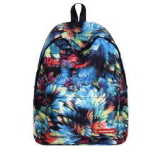 Plecak dziecięcy dla dziewcząt i nastolatek, unisexowy plecak szkolny z nadrukiem w liście, lekki plecak dzienny dla uczniów, 50 LIJFK