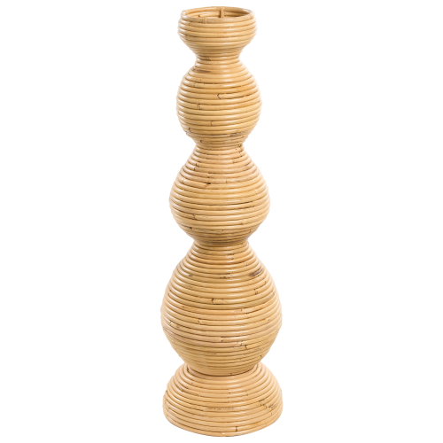Beliani Decorative Vase GERACE Rattan 70 cm Natural