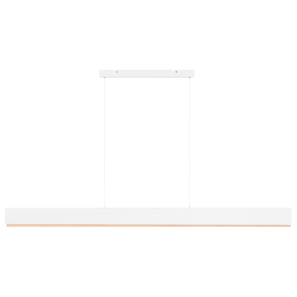 Photos - Floodlight / Street Light Beliani LED Pendant Lamp MARA Metal White 