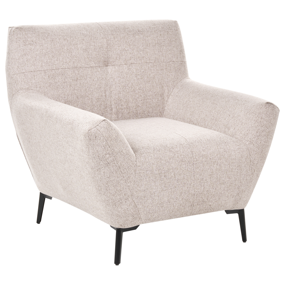 Photos - Other Household Chemicals Beliani Armchair LAKENE Fabric Beige 