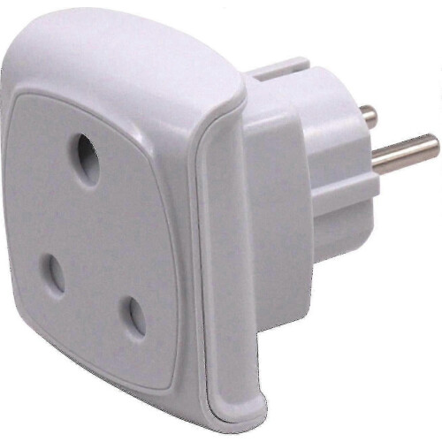 South Africa 3 Pin to EU 2 Pin Plug Adapter for Electronics,New 2026