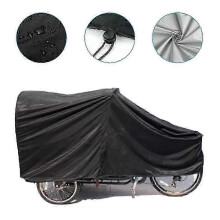 Funda impermeable para bicicleta de tela Oxford 420D, tipo A, 255x90x110cm, protección contra el sol y la nieve.