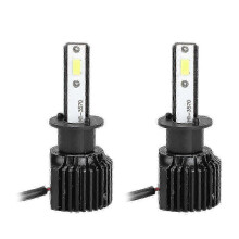 120W 6000K LED Headlight Bulbs, Bright White, Compatible with Universal Car