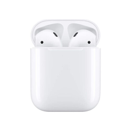 Ασύρματα ακουστικά AirPods 2 με θήκη ασύρματης φόρτισης, συμπαγή και ελαφριά