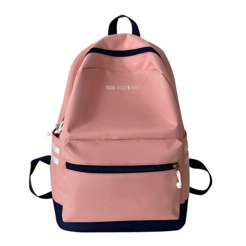 Student Campus Backpack, Oxford Fabric Splash-Resistant School Bag with Laptop Compartment