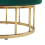 Beliani Storage Pouffe ELGIN Velvet Dark Green 6