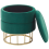 Beliani Storage Pouffe ELGIN Velvet Dark Green 4