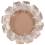 Beliani Wall Mirror MANGALORE 54 cm 54 cm Metal White 6