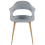 Beliani Set of 2 Dining Chairs UTICA Light Grey 6