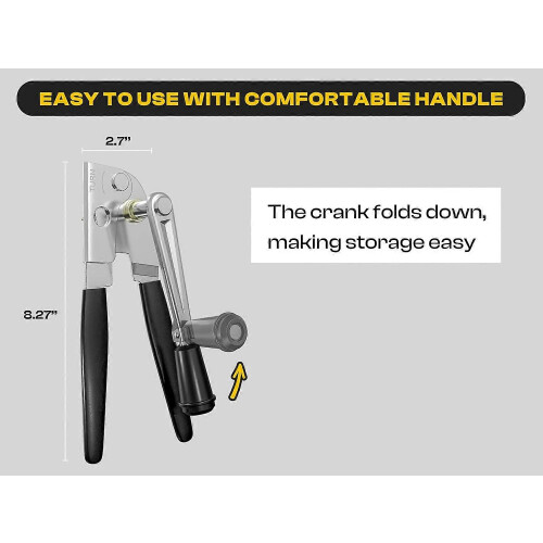 Deschizător de conserve rezistent cu magnet, manual comercial pentru seniori, 1