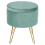 Beliani Storage Pouffe SILAS Velvet Mint Green 6