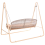 Beliani Patio Swing NORCIA Metal Brown 5