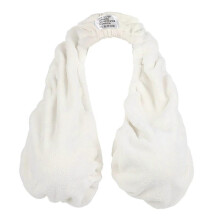 (XL, White) Bra Towel Hands-Free Adjustable Shower Towel Bra for Women Quick Dry Soft Coral-fleece Double Side Hanging Neck Towel Bra