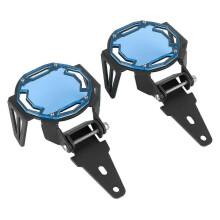 Protection de phare LED compatible avec R1200GS/R1250GS Adventure LC Bleu
