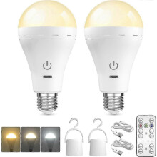 Ampoule rechargeable avec télécommande, 3 couleurs réglables, ampoule rechargeable USB avec télécommande, nouveauté 2026