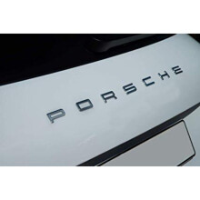 Emblème chromé Porsche pour coffre arrière, compatible avec les modèles 911 Carrera, Cayenne Turbo et GT3.