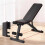 Foldable Weight Bench Adjustable Strength Training Full Body Workout Incline Gym 10