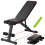 Foldable Weight Bench Adjustable Strength Training Full Body Workout Incline Gym 5