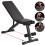 Foldable Weight Bench Adjustable Strength Training Full Body Workout Incline Gym 6
