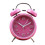 (Pink) Classical Retro Twin Bell Alarm Clock, Double Bell Alarm Clock With Backlight,desk Clock Table Clock 1