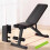Foldable Weight Bench Adjustable Strength Training Full Body Workout Incline Gym 8
