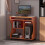 Homcom Computer Desk with Sliding Keyboard Tray, Computer Table with Shelves 1