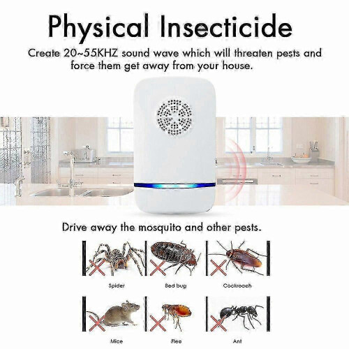 Ultrasonic Electronic Pest Reject Repeller Mosquito Mouse Rat Spider Insect 1