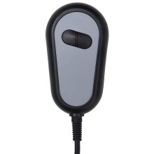 vidaXL Massagesessel Elektrisch Hellgrau Samt