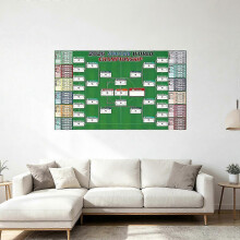 Poster zum Spielplan der Fußball-Weltmeisterschaft 2026, Hintergrund für Fußballparty-Dekorationen, Fotohintergrund für die Fußball-We