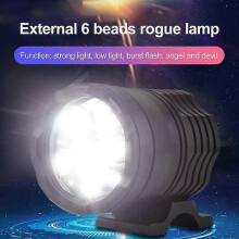 Motorrad 6 LED wasserdichter Zusatzscheinwerfer Moto LED-Scheinwerfer Lampe Zusatzscheinwerfer Motorradzubehör-yn
