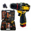 128x 2 Battery Cordless Drill Combi Driver High Power Electric Screwdriver Set 8