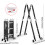 3.5M 12 IN 1 Excel Aluminium Combination Step Ladder Foldable Multi-Purpose 2
