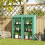 46 x 143cm Three-Shelf Mini Greenhouse - Green 4