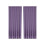 String Rod Pocket Sheer Curtains Purple Polyester 52x84 inch 2