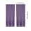 Purple Polyester Semi-Sheer Curtains with Rod Pocket 6