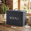 Large Grey Bread Bin For Kitchen Vintage Retro Metal Tin and Container with Lid 7