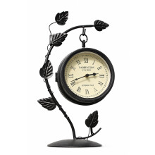 Freestanding Double Sided Garden Clock 37cm