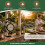 Freestanding Double Sided Garden Clock 37cm 7