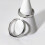 Sterling Silver Adjustable Couple Rings with Light 6
