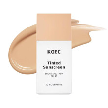 (light) Tinted Sunscreen SPF 50 Moisturizing Foundation 50ml Natural Skin Tone Concealer Primer