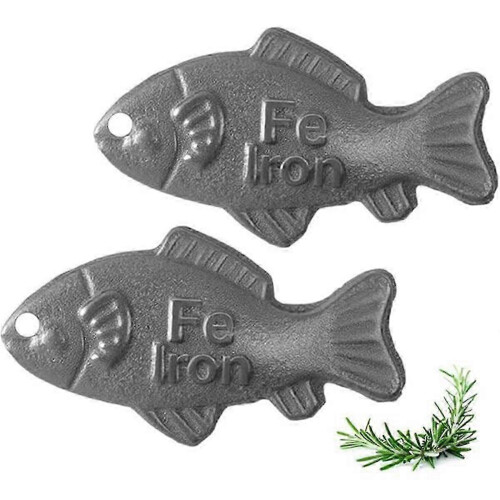 Iron Fish 2 τεμάχια για προσθήκη σιδήρου στο φαγητό και το νερό, ασφαλές εργαλε