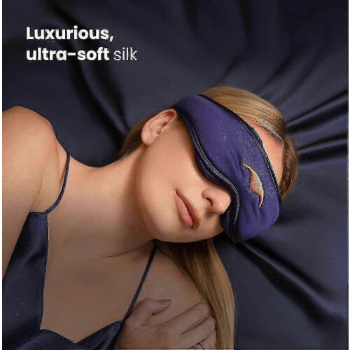 Maschera per dormire Manta con blocco della luce al 100% e pressione intraoculare zero, comoda e regolabile, perfetta per dormire 1