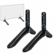 2pcs Universal TV Stand Base Mount for 32-65 Inch TVs Compatible with Samsung Vizio Sony LCD TVs Black Bracket Table Holder